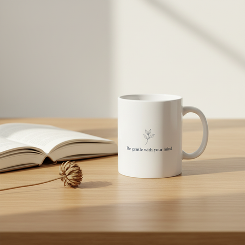 Be Gentle — Mesa com livro